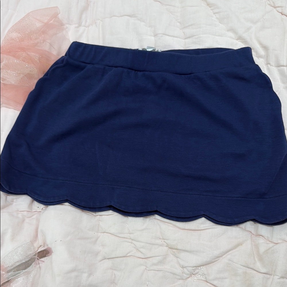 Charming Navy Blue Kids Skirt